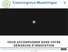 Tablet Screenshot of convergence-numerique.com